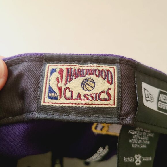 New Era 59Fifty Los Angeles Lakers Hardwood Classics Logo Hat Sz 7 3/8 - Picture 8 of 8